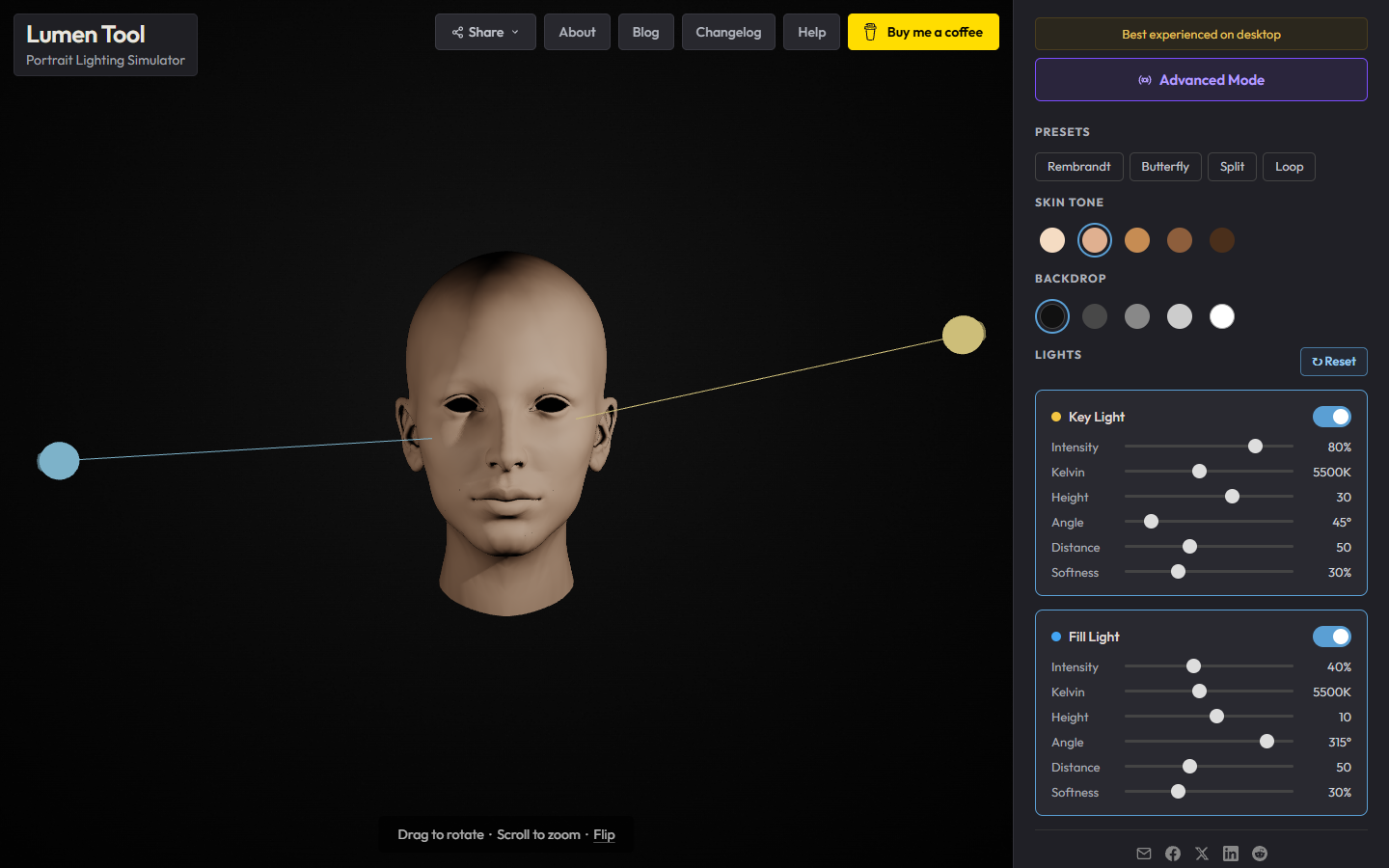 Lumen Tool screenshot